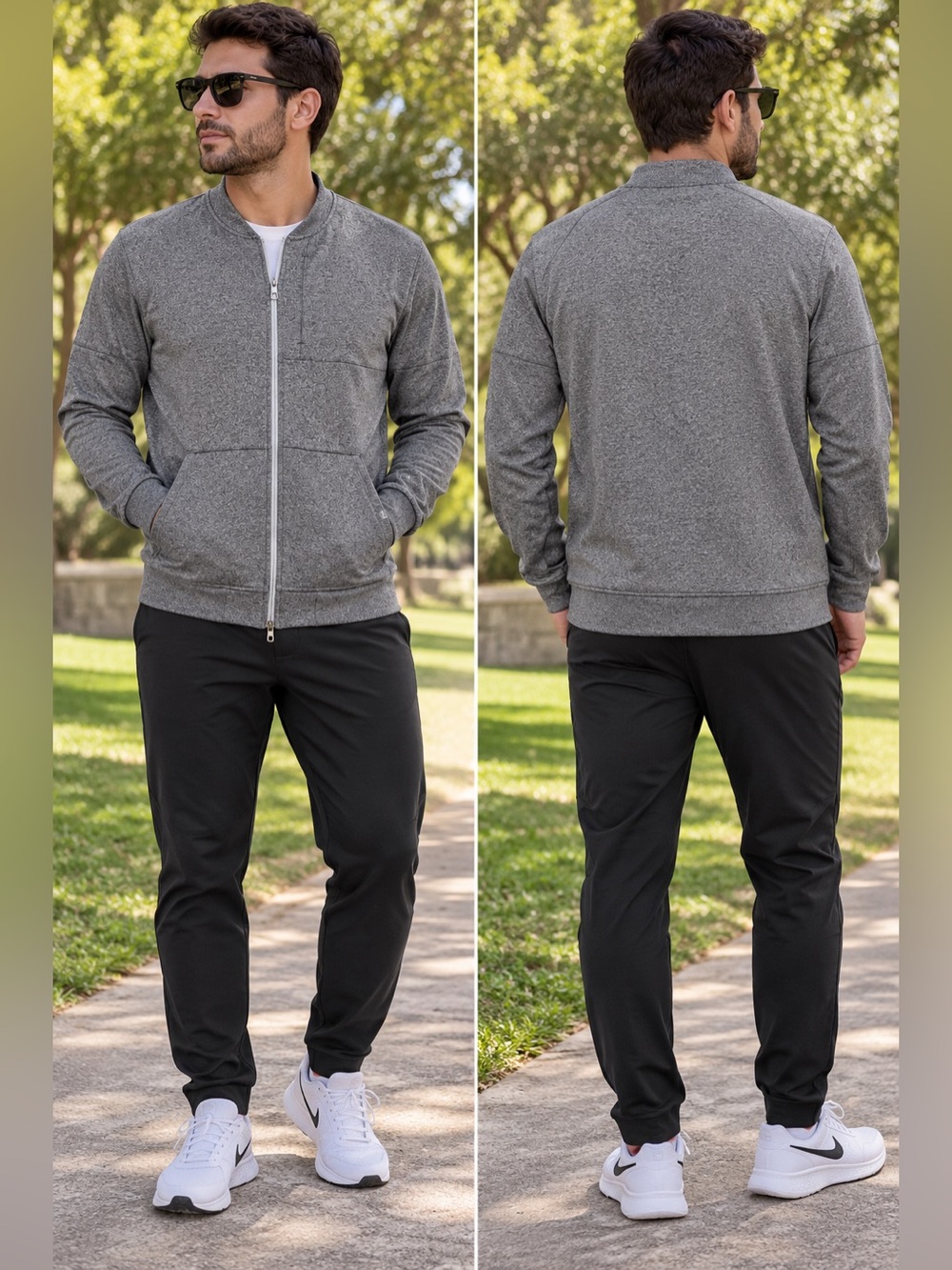 Lululemon Men’s Gray Full Zip Jacket Size XL